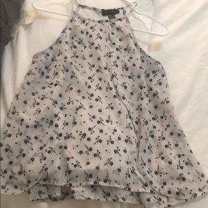 Floral print tank top